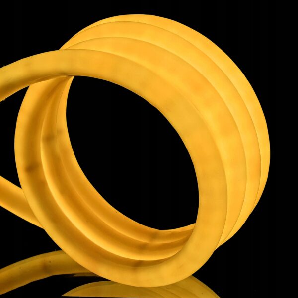 Neon LED 16mm 360° 12V IP67 Złoty Żółty co 10cm Neon LED 16mm 360° 12V IP67 Złoty Żółty co 10cm