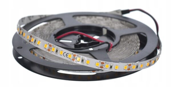 TAŚMA LED 12V 2835 9,6W IP20 120LED BIAŁY CIEPŁY TAŚMA LED 12V 2835 9,6W IP20 120LED BIAŁY CIEPŁY