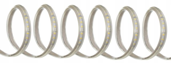TAŚMA LED 230V BIAŁA ZIMNA CO 10CM BEZ ZASILACZA