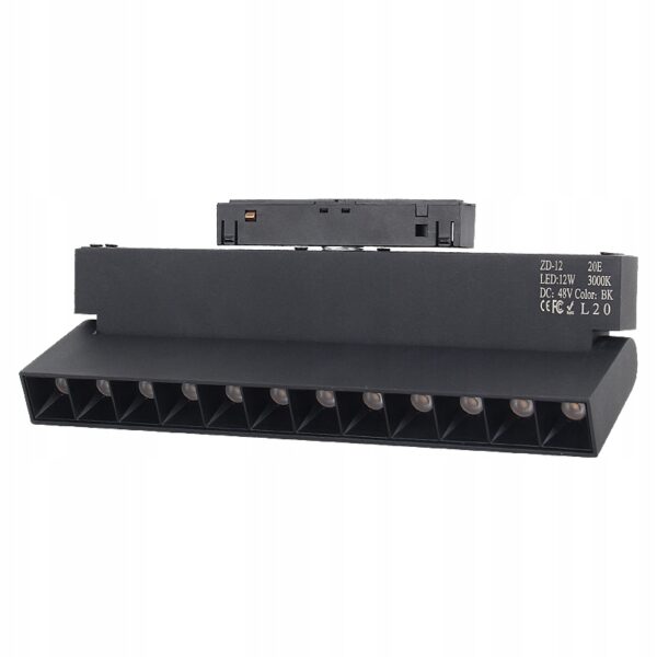 Lampa do Szyny Magnetycznej 12W OSRAM 3000K czarna