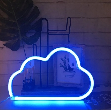 Neon LED DIY zrób to sam USB Prezent Ozdoba Żółty