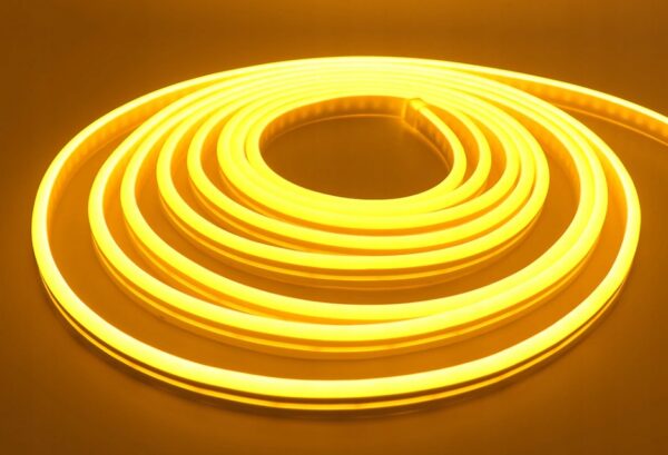 Neon LED PVC 8x16 COB taśma 12V IP67 Żółty co 10cm Neon LED PVC 8x16 COB taśma 12V IP67 Żółty co 10cm