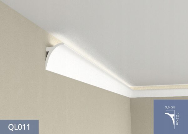 Listwa karniszowa LED gzyms sztukateria QL011 GK