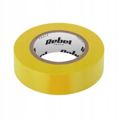 Taśma izolacyjna klejąca 19x10mm ŻÓŁTA 20m mocna