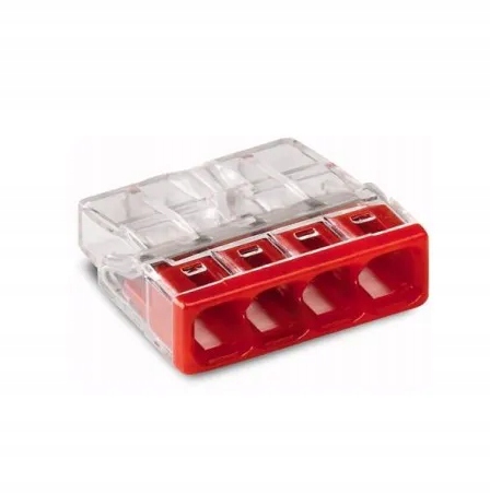 WAGO złączka 2273-204 4x2,5mm2 DRUT WAGO złączka 2273-204 4x2,5mm2 DRUT