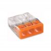 WAGO złączka 2273-203 3x2,5mm2 DRUT WAGO złączka 2273-203 3x2,5mm2 DRUT