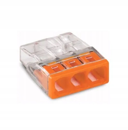 WAGO złączka 2273-203 3x2,5mm2 DRUT WAGO złączka 2273-203 3x2,5mm2 DRUT