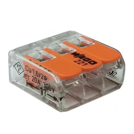 WAGO złączka 221-413 3x0,2-4mm2 LINKA WAGO złączka 221-413 3x0,2-4mm2 LINKA