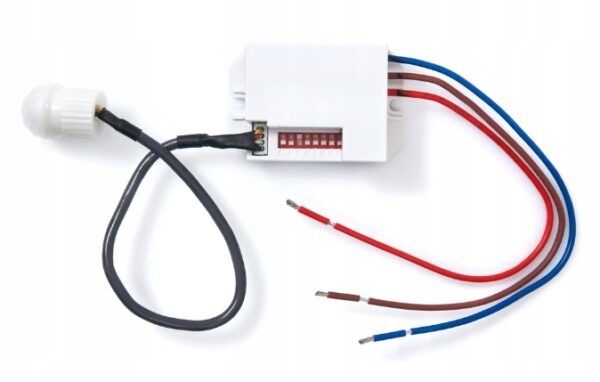 Czujnik ruchu PIR MINI do LED 360st. Z PRZEWODEM