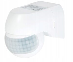 Czujnik ruchu PIR ZMIERZCHU LED 180st. IP44 BIAŁY