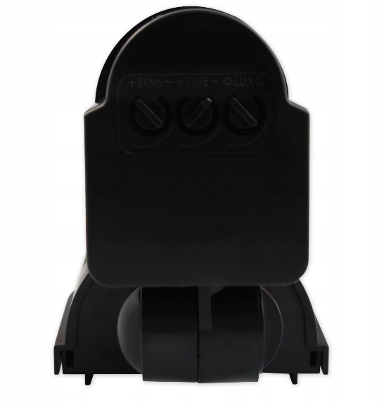 Czujnik ruchu PIR ZEWNĘTRZNY LED 180st. IP44 CZARN