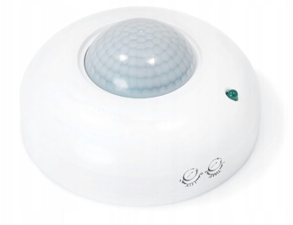 Czujnik ruchu PIR SUFITOWY do LED 360st. NATYNKOWY