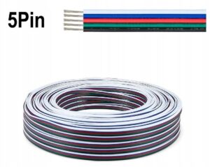 Kabel 5PIN przewód do taśm LED RGBW 5x0.35mm 1metr