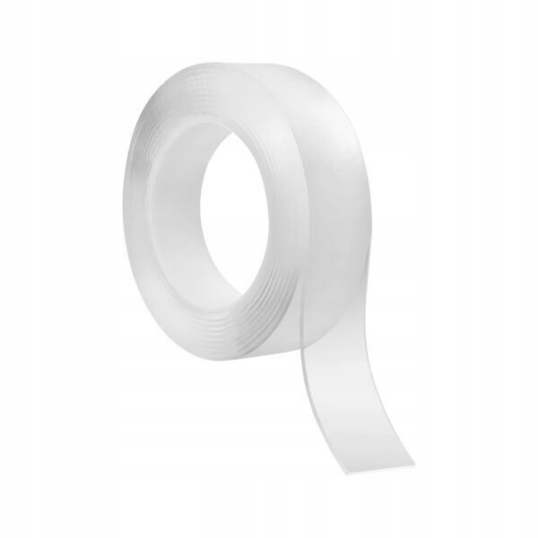 Taśma DWUSTRONNA wielokrotnego użytku NANO 3cm 3mb Taśma DWUSTRONNA wielokrotnego użytku NANO 3cm 3mb
