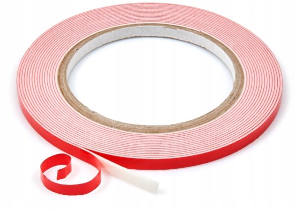 Taśma montażowa DWUSTRONNA do TAŚM LED 10mm x 10mb Taśma montażowa DWUSTRONNA do TAŚM LED 10mm x 10mb