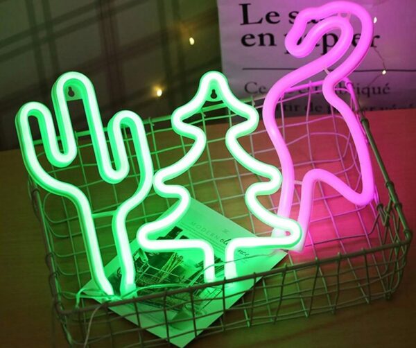 Neon LED DIY na Baterie USB Prezent Gwiazdka HIT