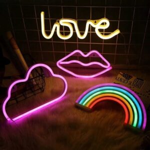 Neon LED DIY na Baterie USB Prezent Ozdoba Mikołaj