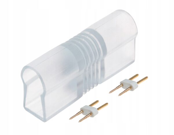 Złącze złączka do LED Neon FLEX Wąż taśma 15x25mm Złącze złączka do LED Neon FLEX Wąż taśma 15x25mm