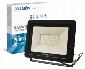 NAŚWIETLACZ LED SLIM 100W NW SMD IP65 3 lata gwa