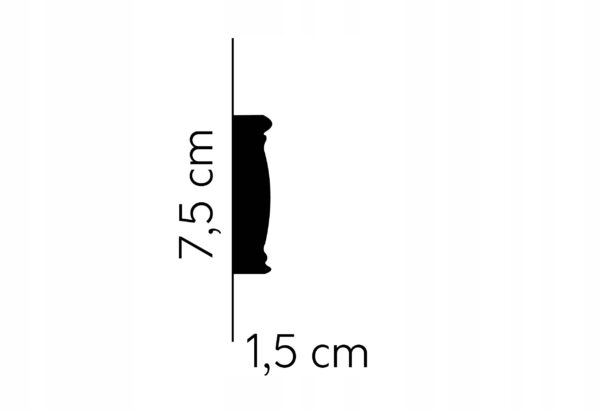 Listwa ścienna gzyms Mardom profil MDC239 Listwa ścienna gzyms Mardom profil MDC239