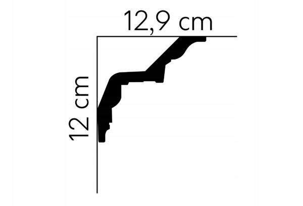 Listwa sufitowa gzyms Mardom profil MDB169 Listwa sufitowa gzyms Mardom profil MDB169