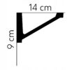 Listwa sufitowa gzyms Mardom profil MDB131 Listwa sufitowa gzyms Mardom profil MDB131