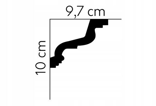 Listwa sufitowa gzyms Mardom profil MDB118 Listwa sufitowa gzyms Mardom profil MDB118