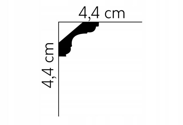 Listwa sufitowa gzyms Mardom profil MDB112 Listwa sufitowa gzyms Mardom profil MDB112