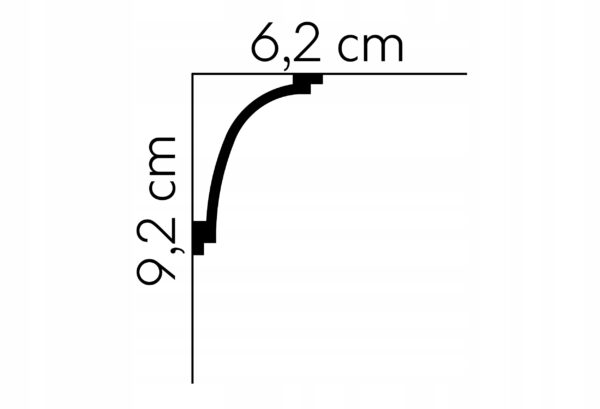 Listwa sufitowa gzyms Mardom profil MDB111 Listwa sufitowa gzyms Mardom profil MDB111