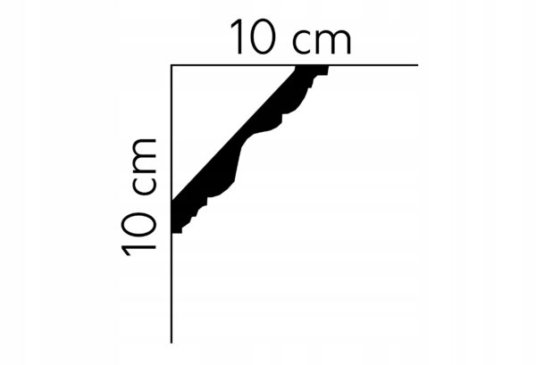 Listwa sufitowa gzyms Mardom profil MDB108 Listwa sufitowa gzyms Mardom profil MDB108