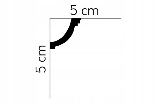 Listwa sufitowa gzyms Mardom profil MDB063
