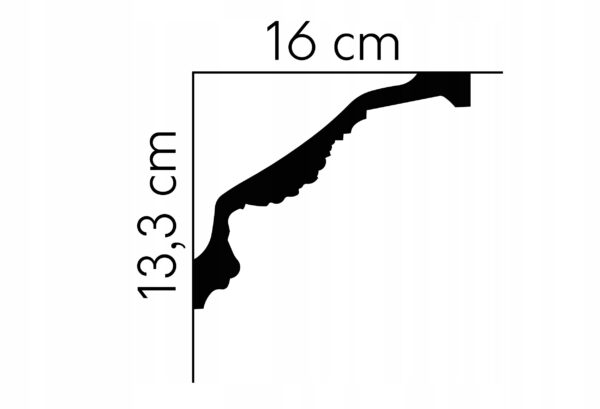 Listwa sufitowa gzyms Mardom profil MDA138