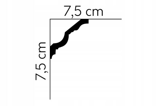 Listwa sufitowa gzyms Mardom profil MDA106
