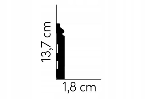 Listwa przypodłogowa gzyms Mardom profil MD360