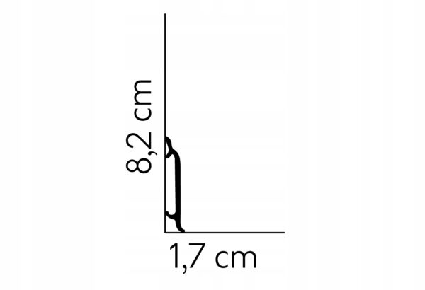 Listwa przypodłogowa gzyms Mardom profil MD8300