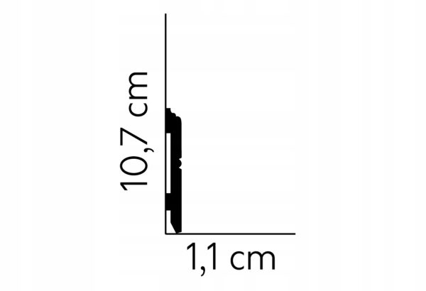 Listwa przypodłogowa gzyms Mardom profil MD354 Listwa przypodłogowa gzyms Mardom profil MD354