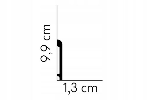 Listwa przypodłogowa gzyms Mardom profil MD236