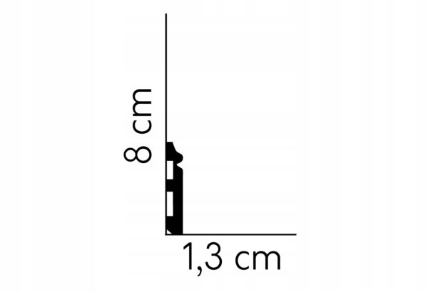 Listwa przypodłogowa gzyms Mardom profil MD018