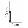 Listwa przypodłogowa gzyms Mardom profil MD013