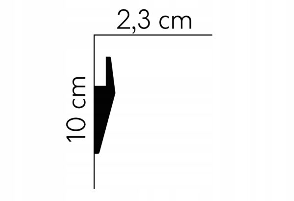 Listwa oświetleniowa LED gzyms taśma profil MD016