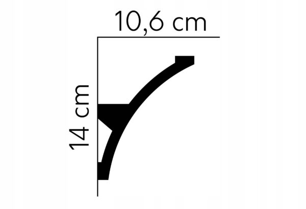 Listwa oświetleniowa LED gzyms taśma profil MDB101