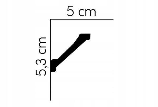 Listwa oświetleniowa LED gzyms taśma profil MD368 Listwa oświetleniowa LED gzyms taśma profil MD368