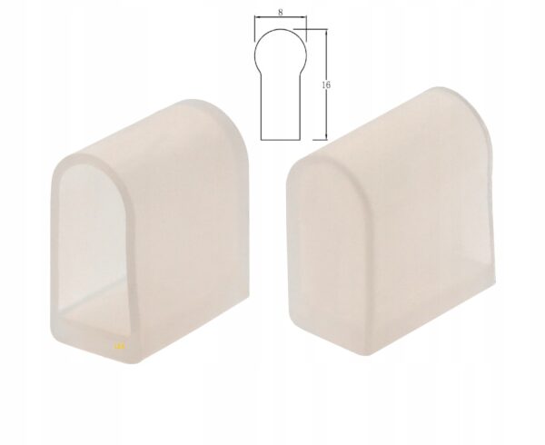 Neon LED Silicone 6x12 8x16 10x20 Zaślepka KOMPLET Neon LED Silicone 6x12 8x16 10x20 Zaślepka KOMPLET