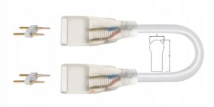 Złącze przedłużacz LED Neon FLEX taśma 8x16 ZetX