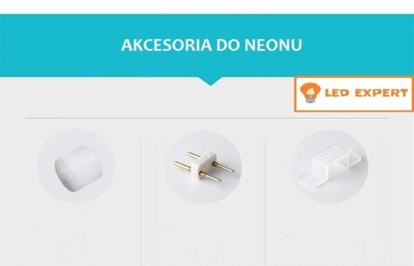 Złącze przedłużacz LED Neon FLEX taśma 10x20 RGB Złącze przedłużacz LED Neon FLEX taśma 10x20 RGB