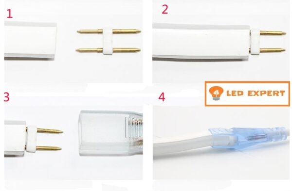 Profil przezroczysty do Neon FLEX LED taśma wąż 8x16 Profil przezroczysty do Neon FLEX LED taśma wąż 8x16