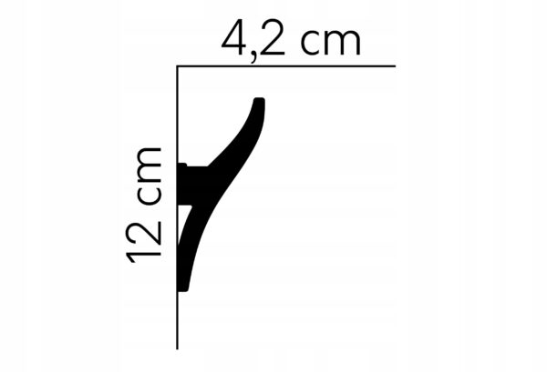 Listwa oświetleniowa LED gzyms taśma profil QL010 Listwa oświetleniowa LED gzyms taśma profil QL010