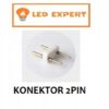 Neon LED konektor 2 PIN taśma wąż HIT LEDEXPERT