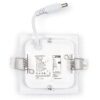 Panel LED Slim wpuszczany 3W kwadratowy Panel LED Slim wpuszczany 3W kwadratowy