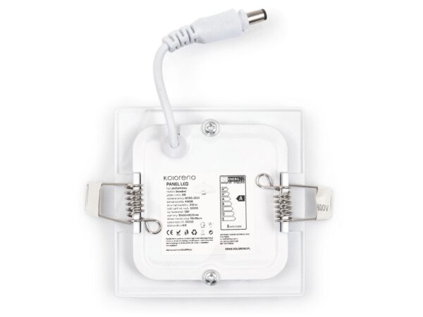Panel LED Slim wpuszczany 3W kwadratowy Panel LED Slim wpuszczany 3W kwadratowy